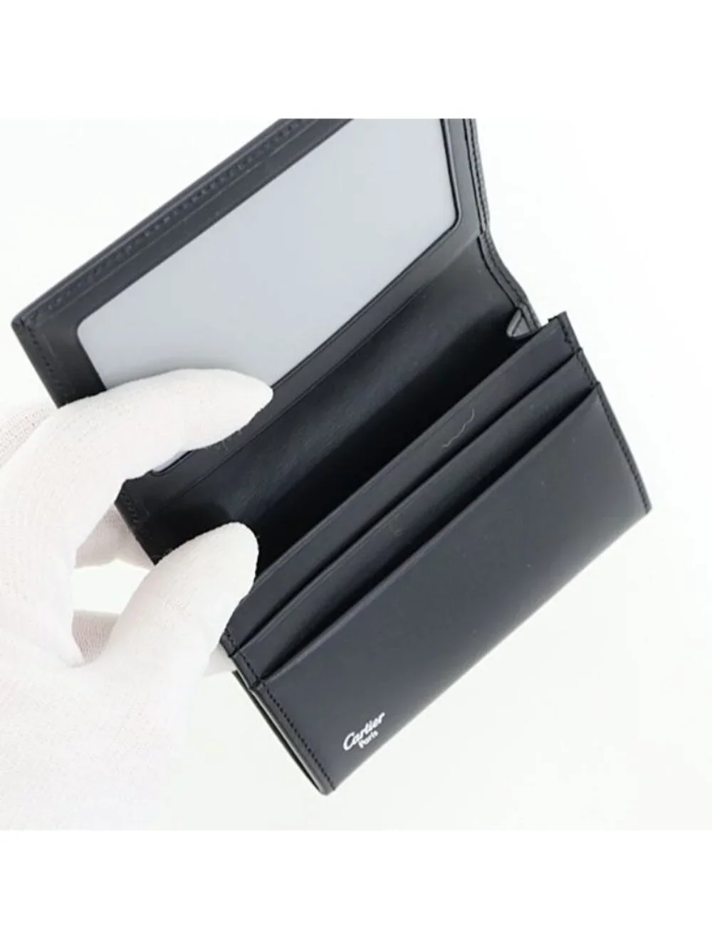 Cartier Pasha Card Case Business Black